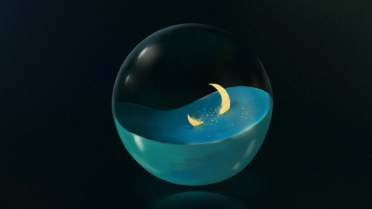 Moon 月亮（图ZMTE5NzQ1MTMy） - 商业插画 - 站酷设计师Kkkkkkom荣子原创素材 - 站酷ZCOOL