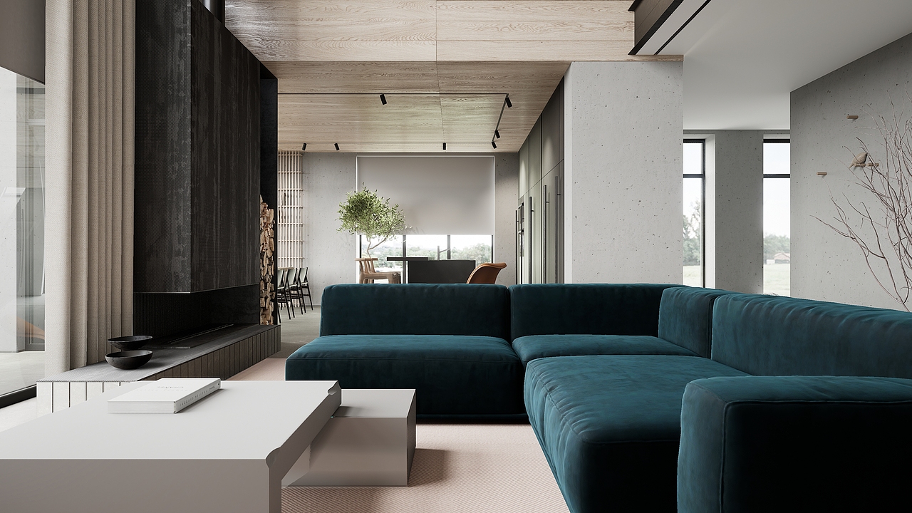 原创作品三维建筑/空间ue4ue5虚幻引擎交互室内场景3dmaxvray教程团购