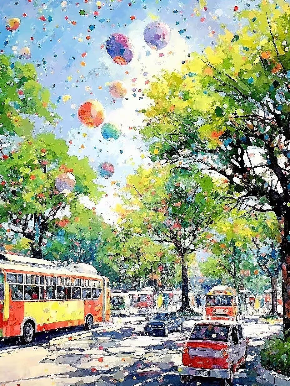 分享学生优秀画作