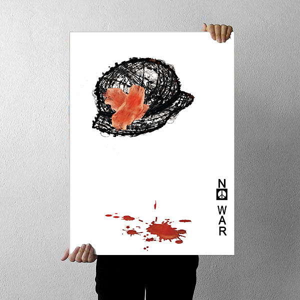 反战海报设计
