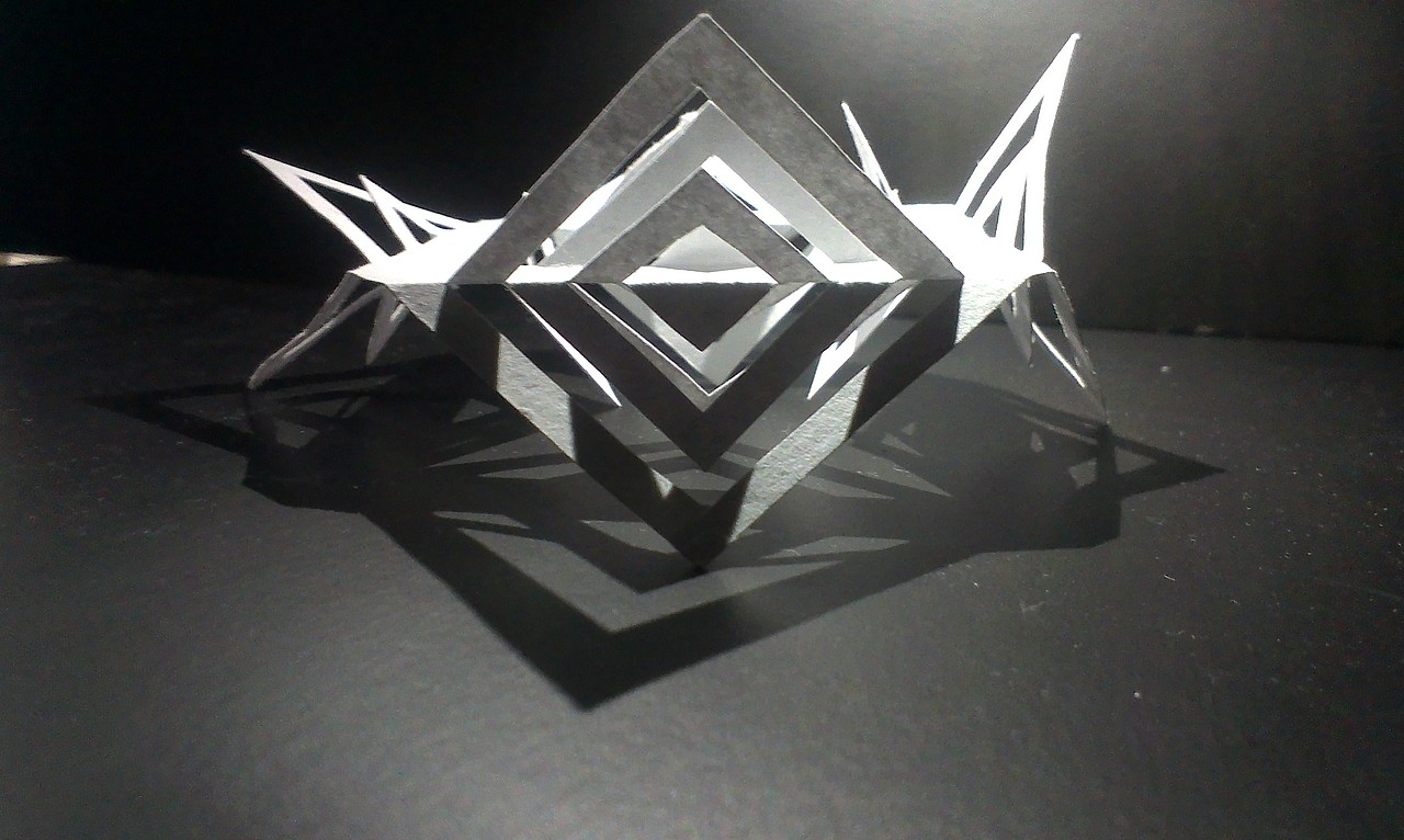 立体构成--剪纸