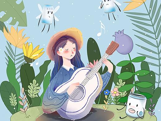 RIO插画海报设计