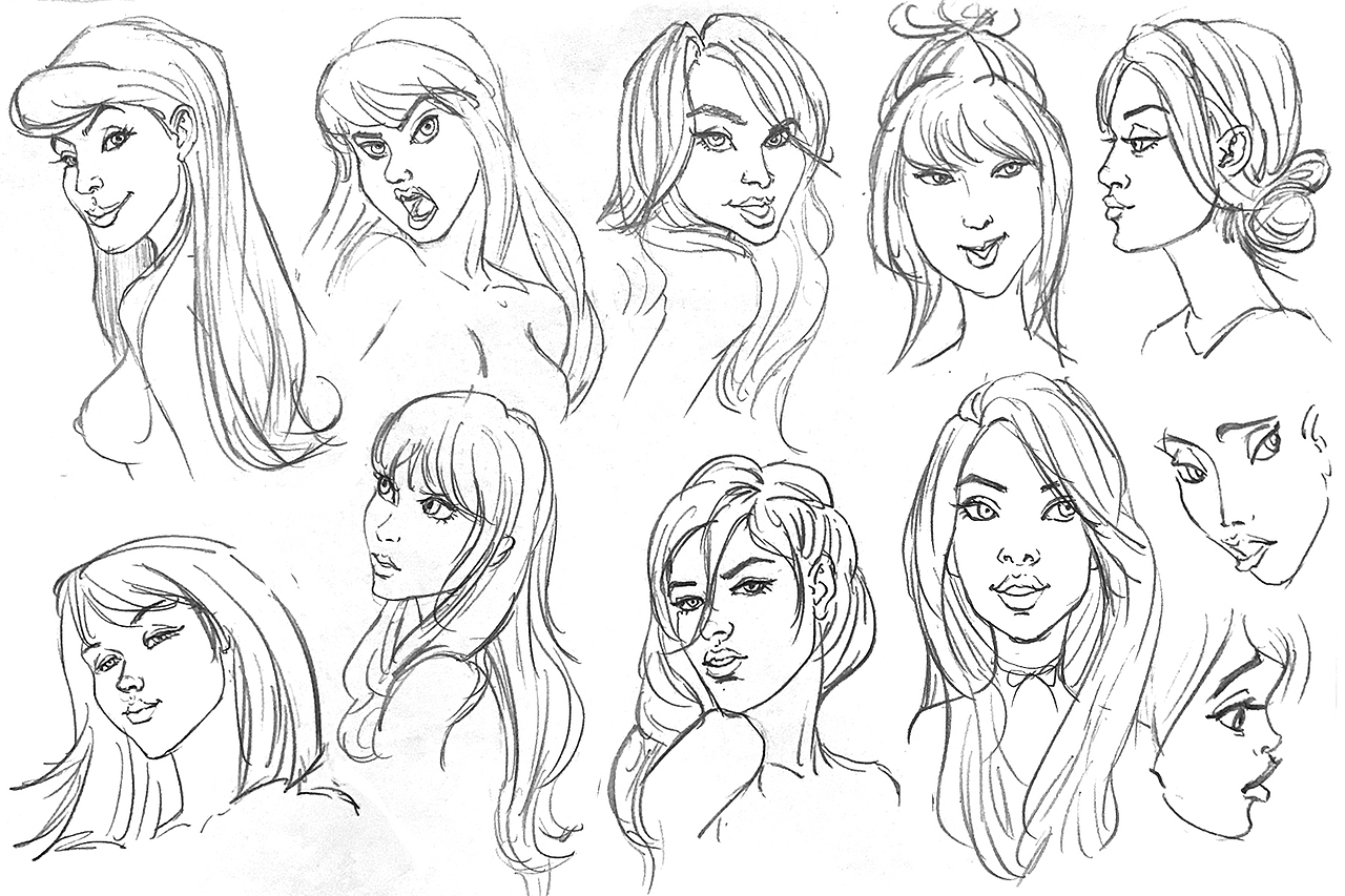 卡通人物头像（图ZMTc3NzU1ODI4） - 单幅漫画 - 站酷设计师庄子腾原创素材 - 站酷ZCOOL