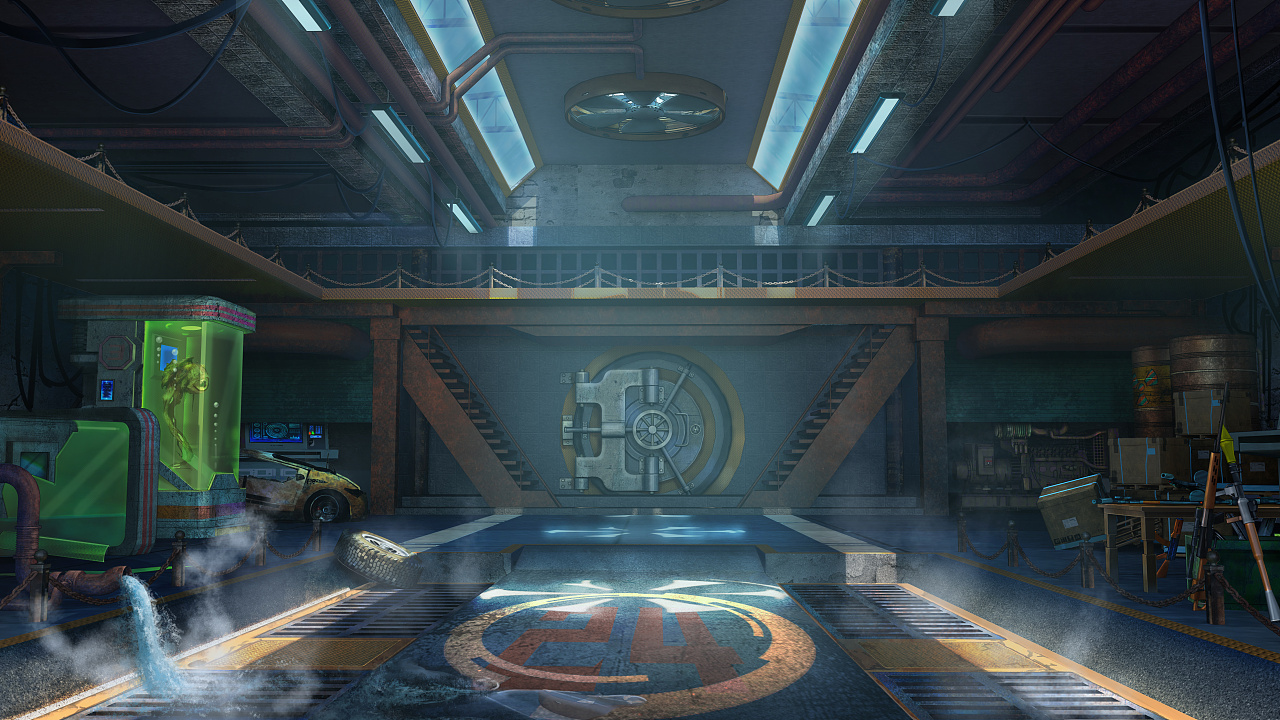 工厂|插画|概念设定|弓长又又ovo - 原创作品 - 站酷 (zcool)