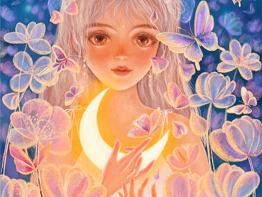 蝴蝶月亮花仙子