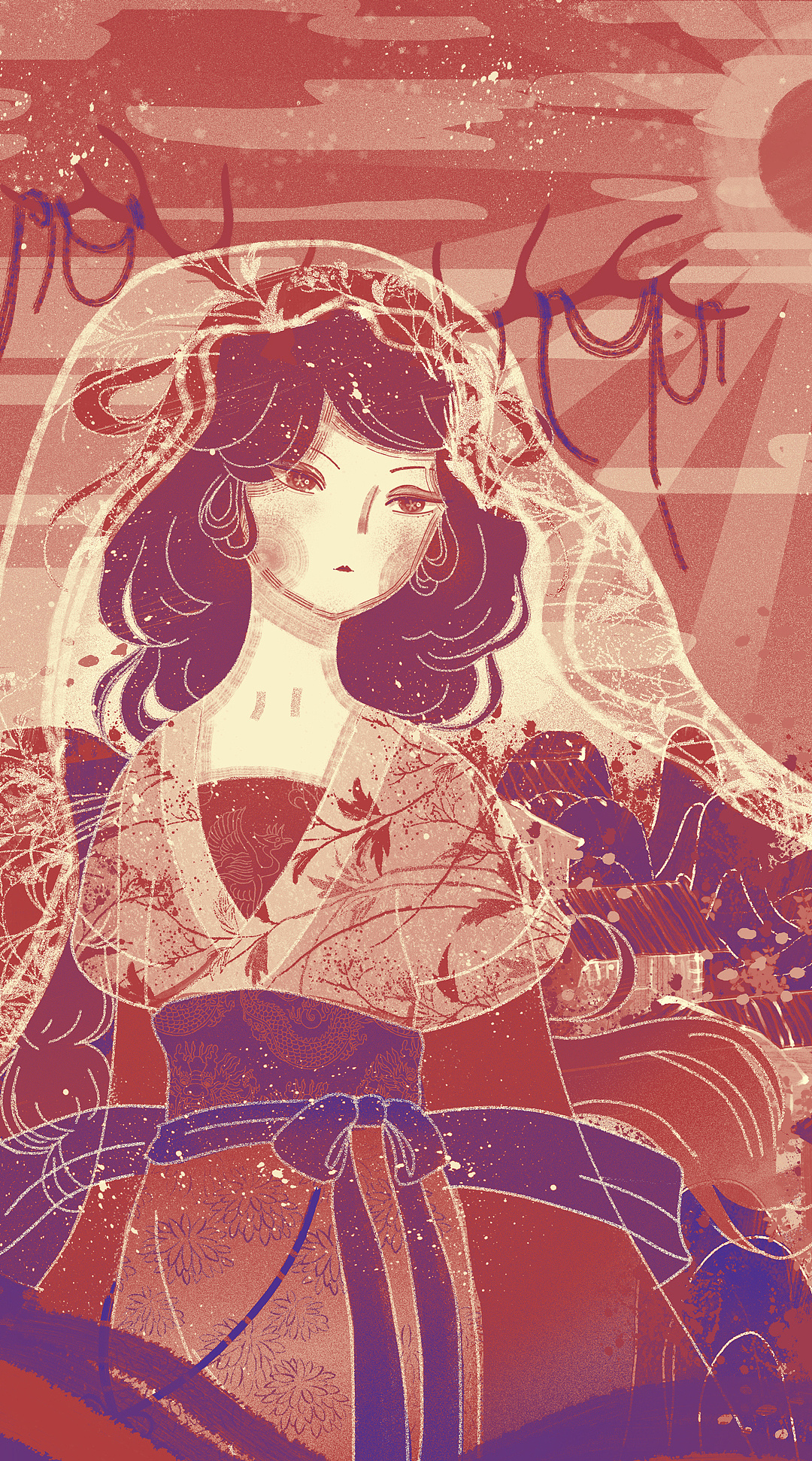 神灵女|插画|商业插画|灯无 - 原创作品 - 站酷 (zcool)