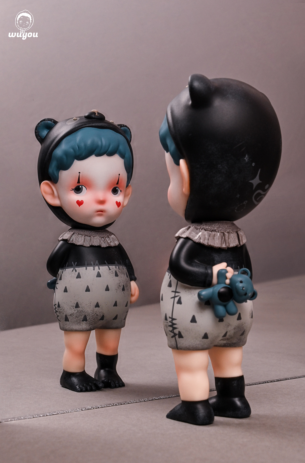 【物游|原创】teddyzeno 小丑熊 在情绪的B面拥抱你（图ZMjQwODA4MTky） - 手办/模玩 - 站酷设计师物游工作室_只只原创素材 - 站酷ZCOOL