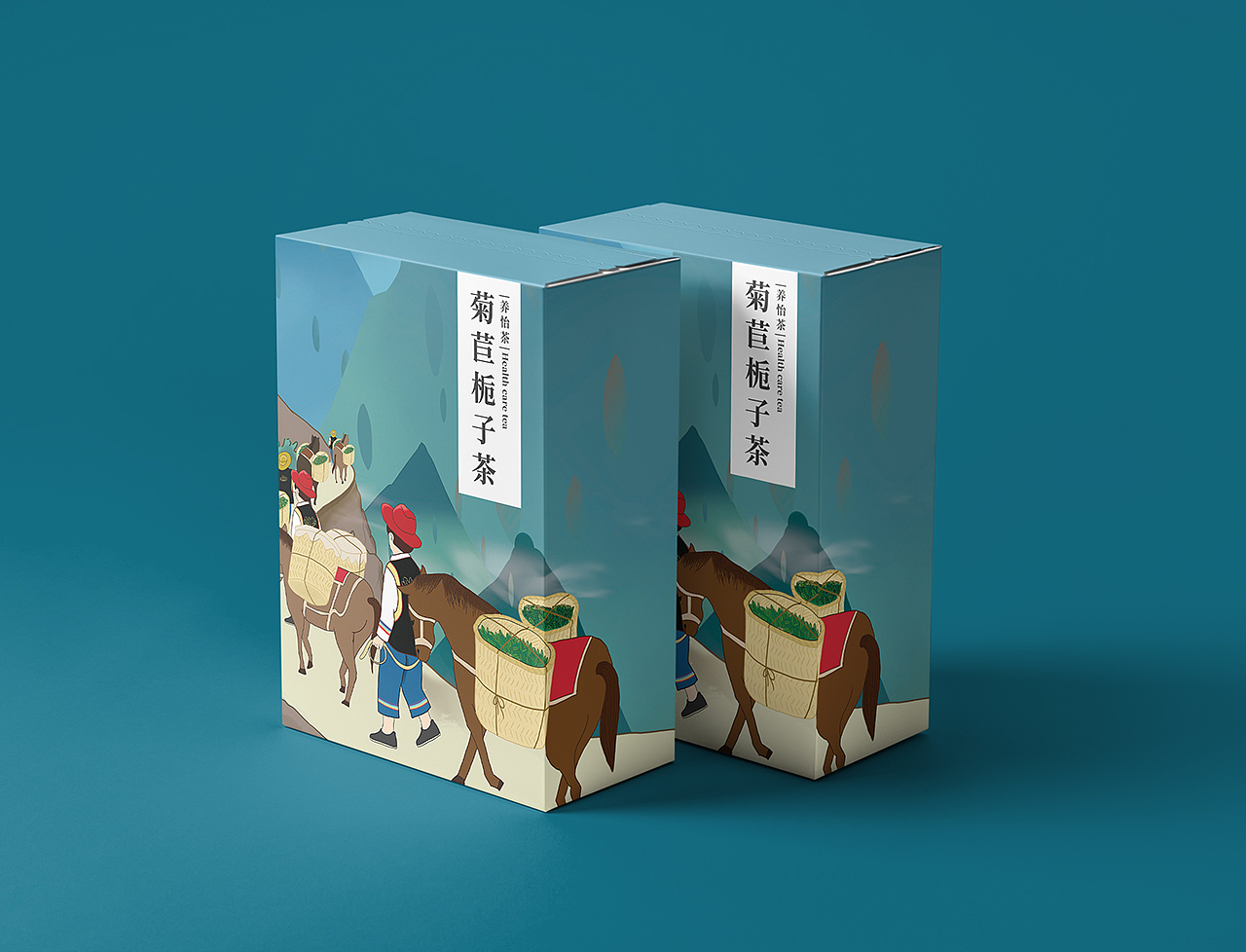 包装设计 插画包装  包装盒   通用包装盒