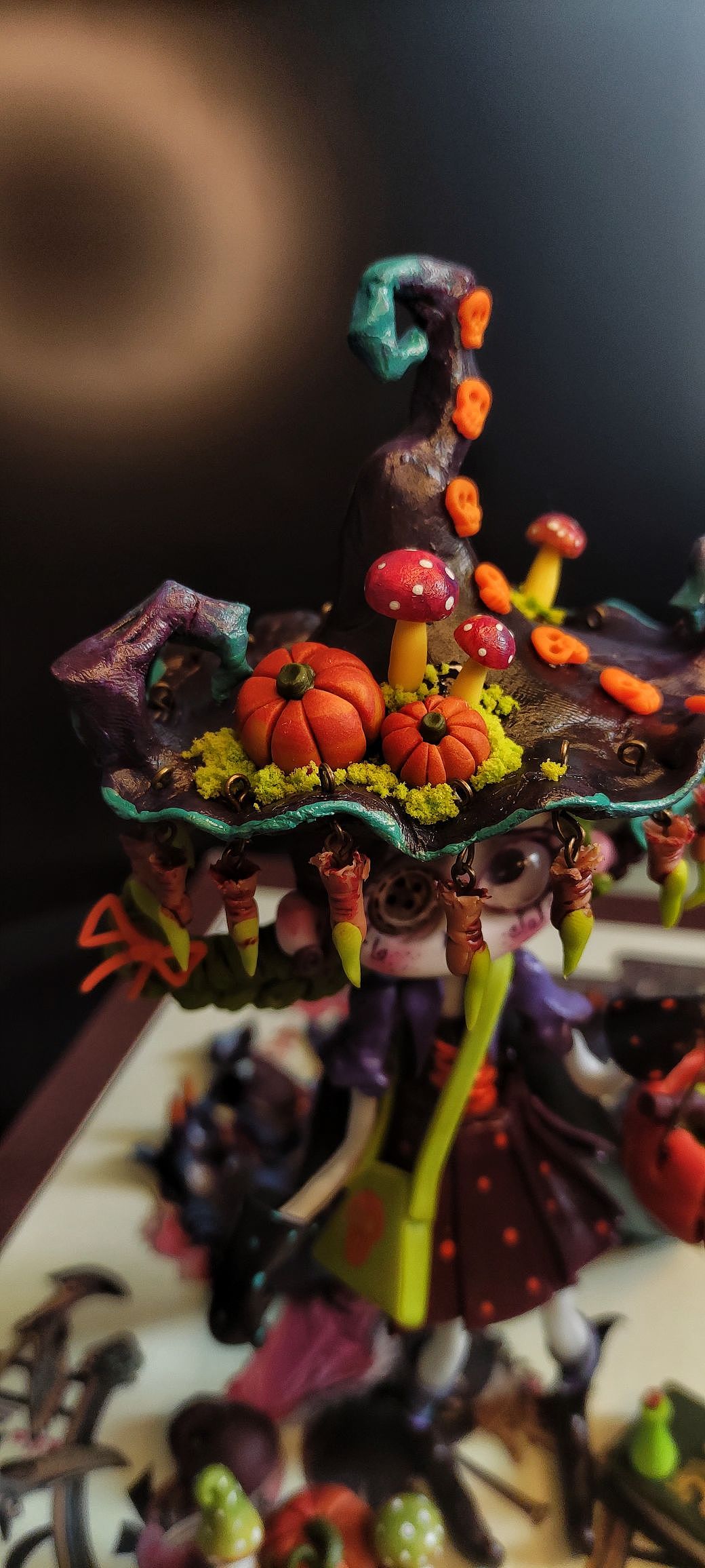 粘土自制 万圣节女巫（图ZMzIwOTkwNzY4） - 手办/模玩 - 站酷设计师画画的勺子原创素材 - 站酷ZCOOL