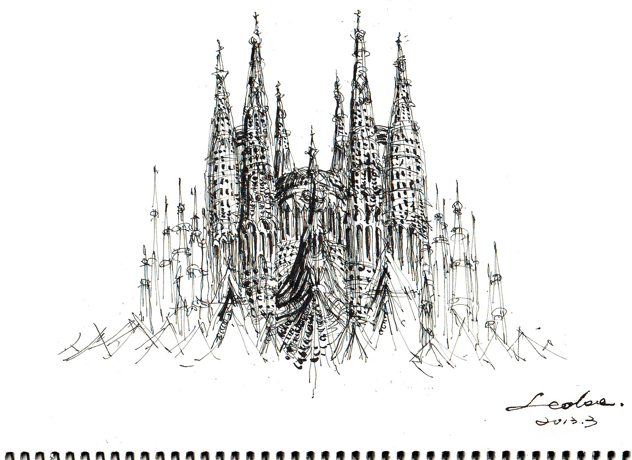 欧洲梵蒂冈建筑之行（未完待续）（图ZODg0MjgzMg==） - 商业插画 - 站酷设计师LEEZENGRUI原创素材 - 站酷ZCOOL