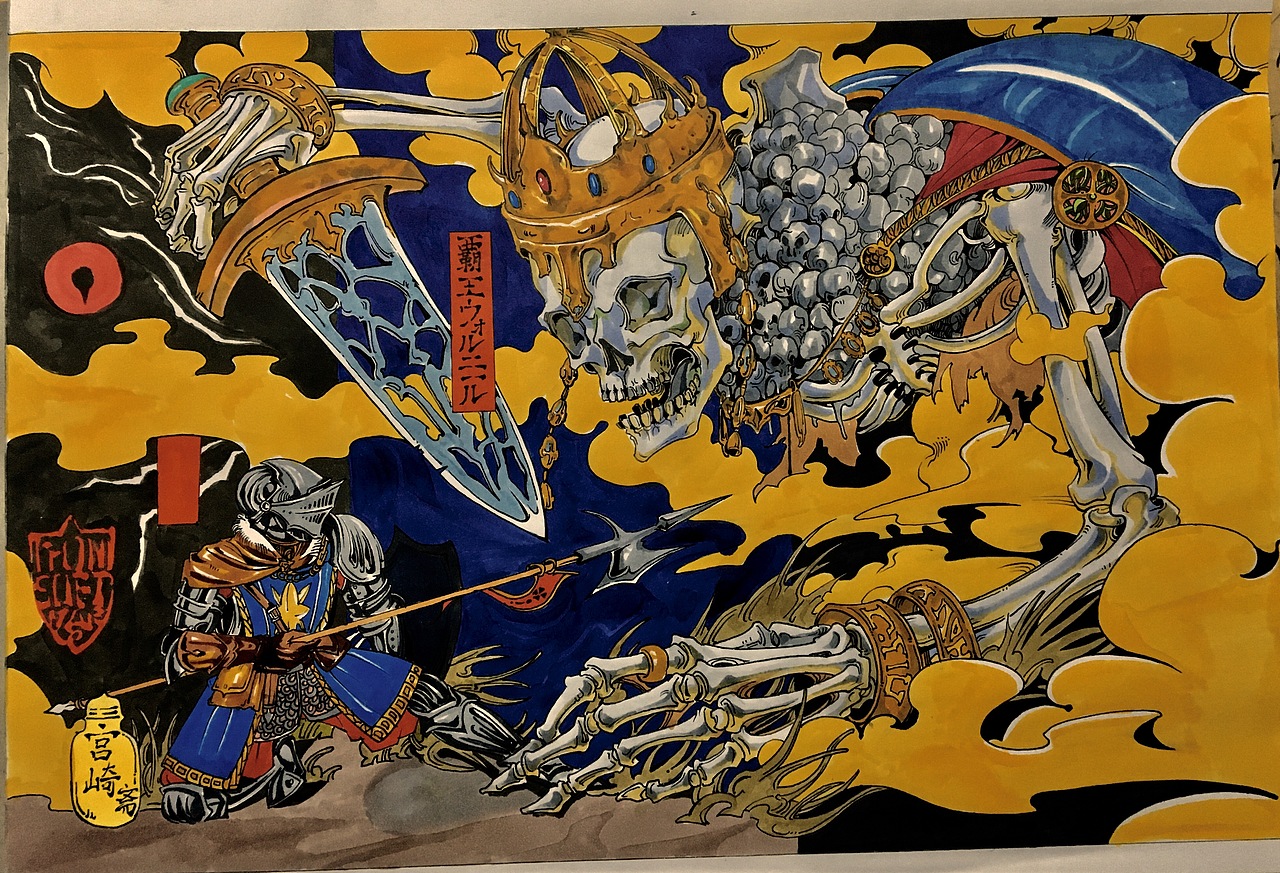 马克笔纸上速涂练习