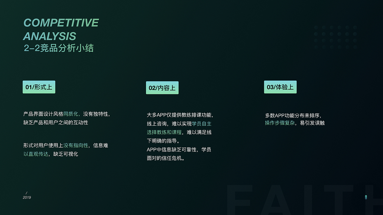 FAITH FITNESS 视觉设计