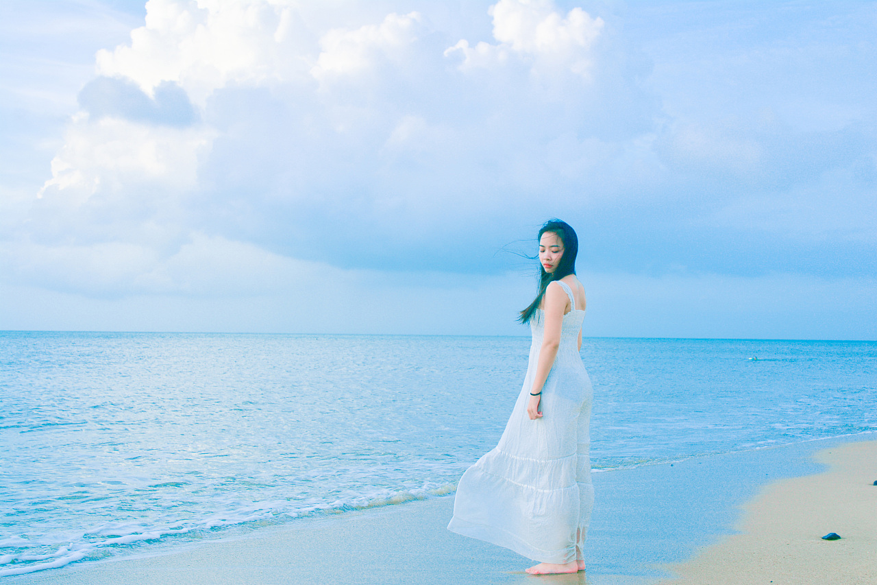朝阳大海沙滩美女|摄影|人像|tongtongxiao - 原创作品 - 站酷 (ZCOOL)