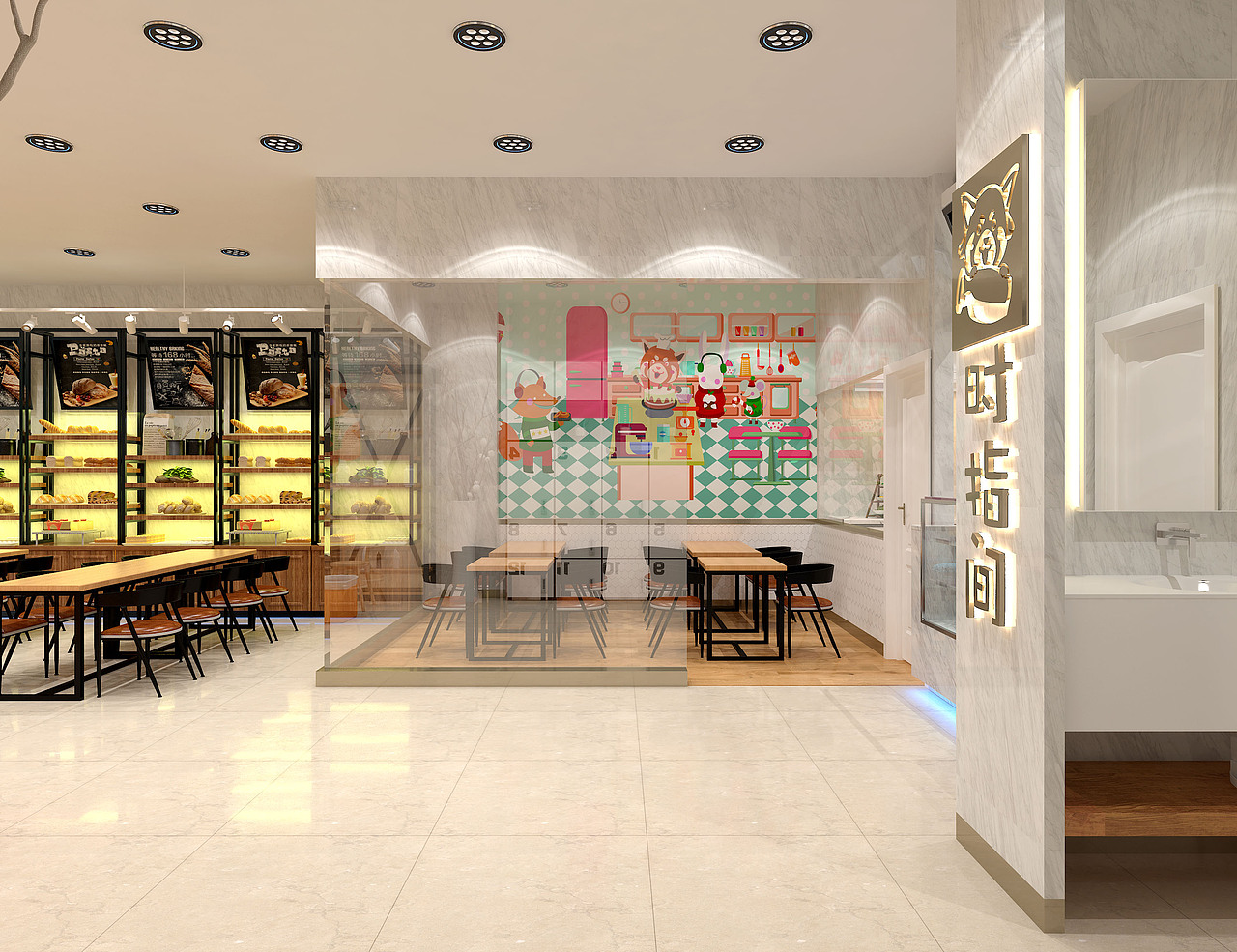 DIY陶艺店店面装修设计效果，陶艺店加盟（图ZMjA2MTU2MzMy） - 其他 - 站酷设计师时指间原创素材 - 站酷ZCOOL