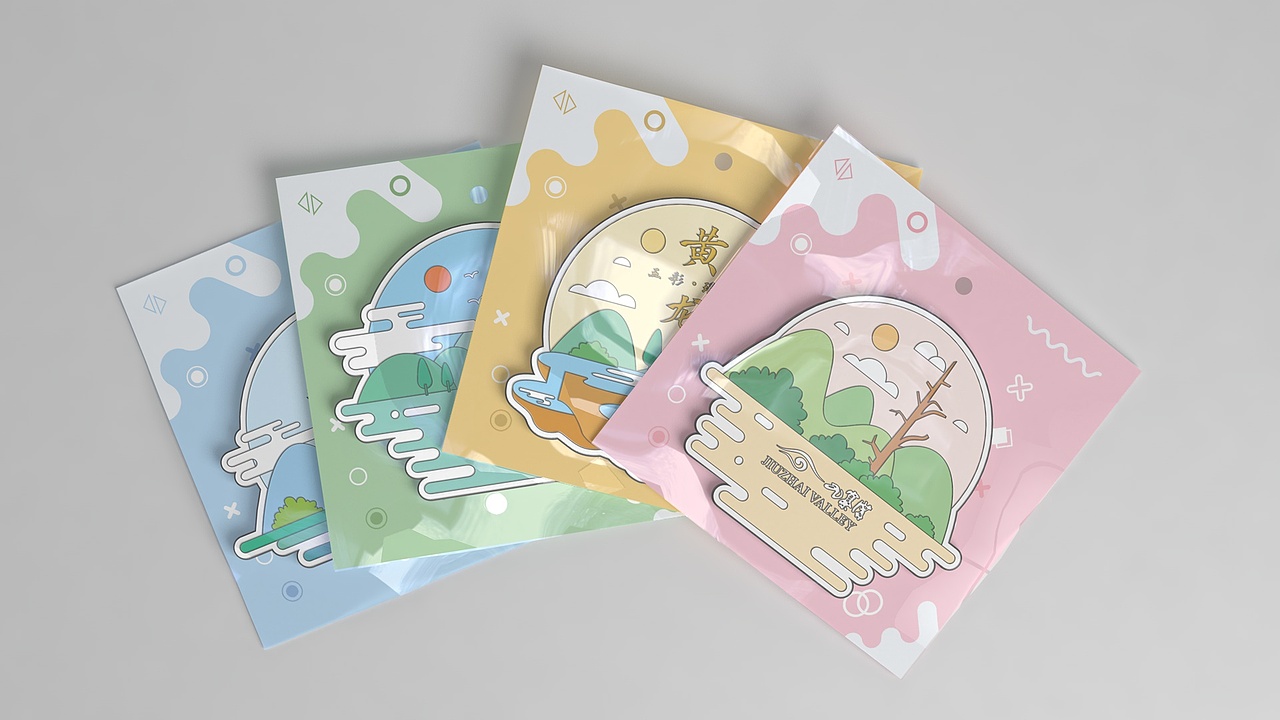 九寨/黄龙 塑胶冰箱贴