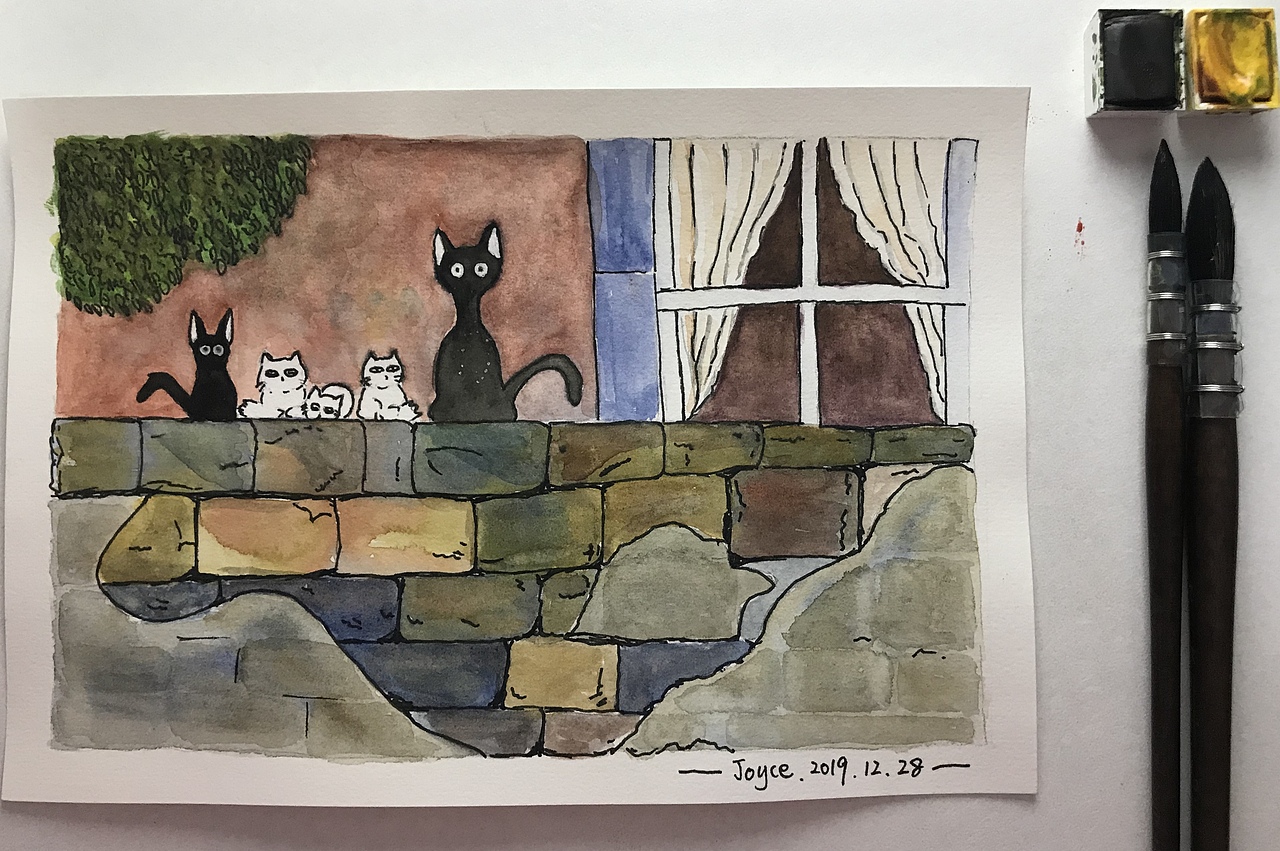 宫崎骏电影--水彩小画