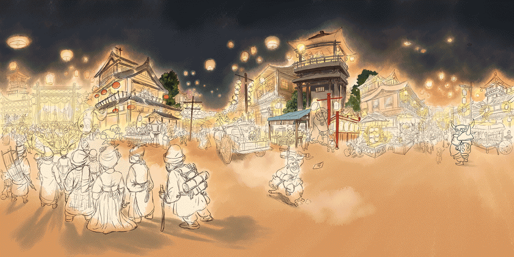 贺岁H5-AR“新年游好市”（图ZMjQzMjg4MDEy） - 其他动漫 - 站酷设计师布袋动画原创素材 - 站酷ZCOOL