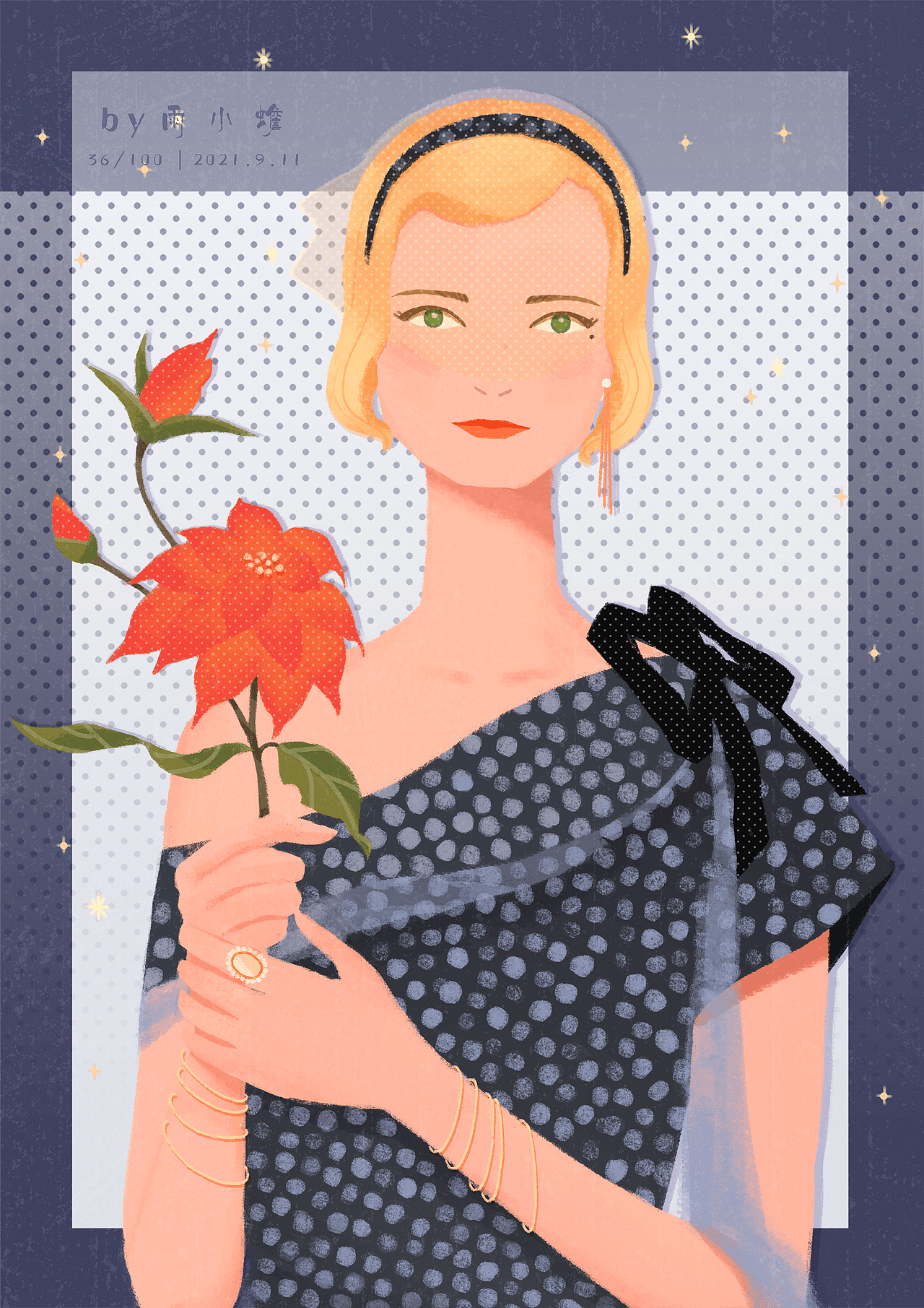 波点|插画|创作习作|雨小蟾 - 原创作品 - 站酷 (zcool)