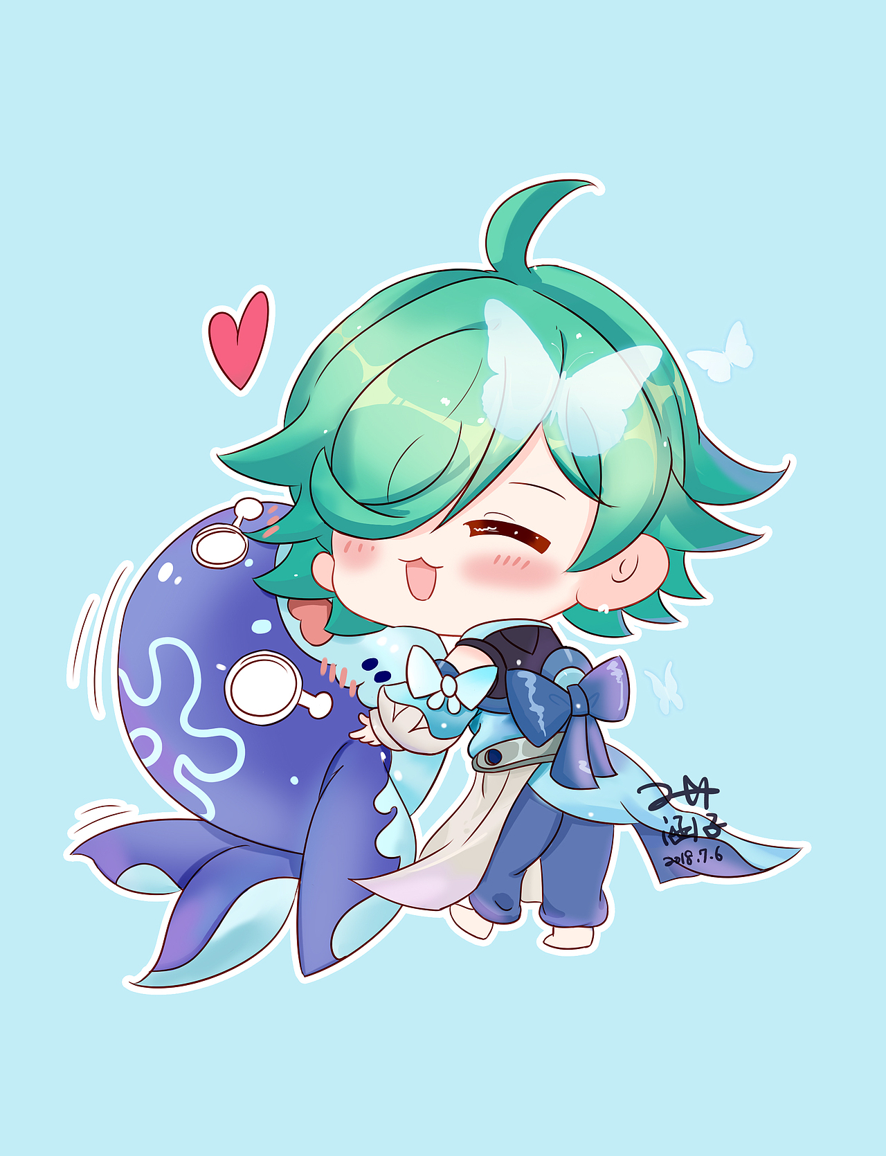 【q版】《王者荣耀》庄周 临摹阿肯老师