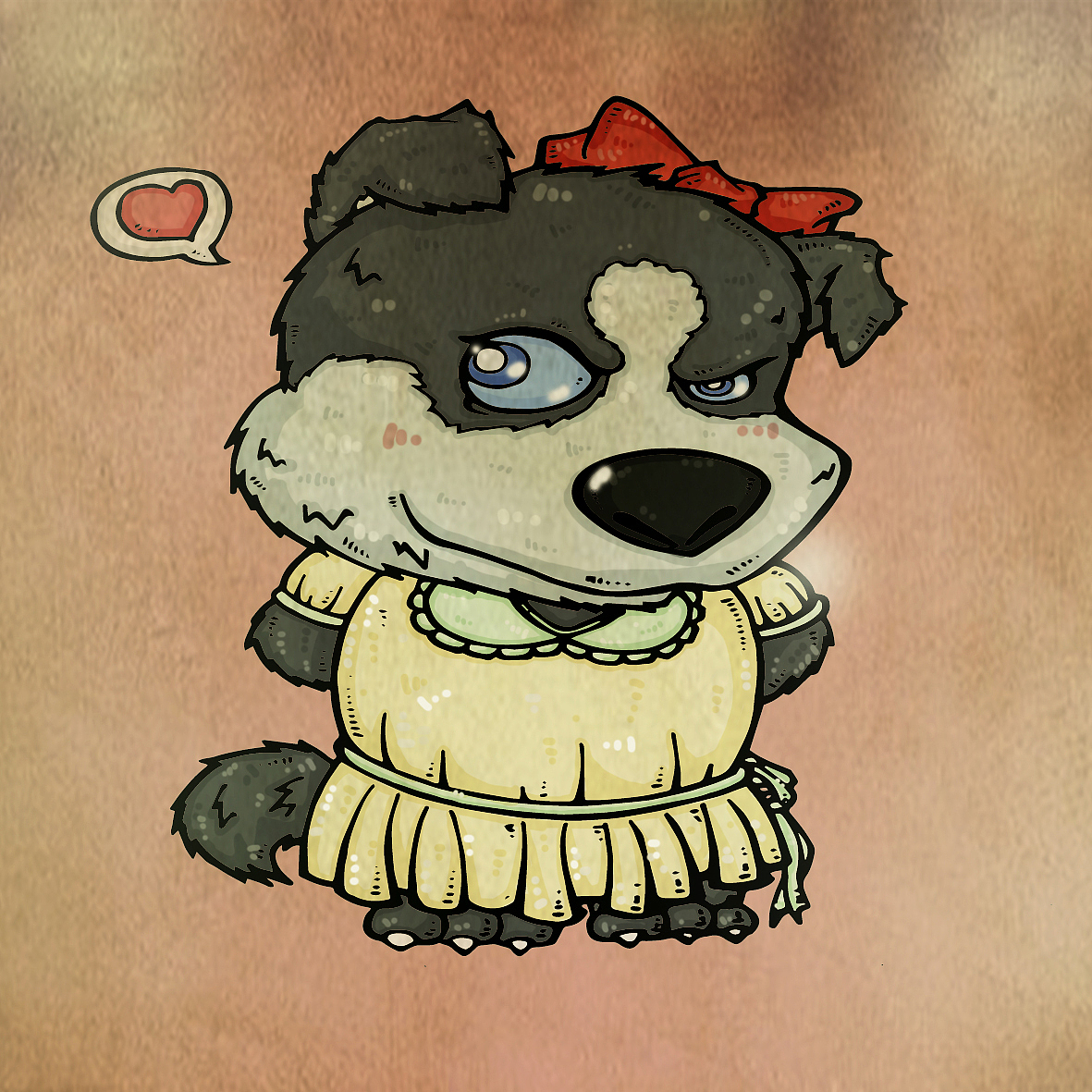 我和女朋友的头像