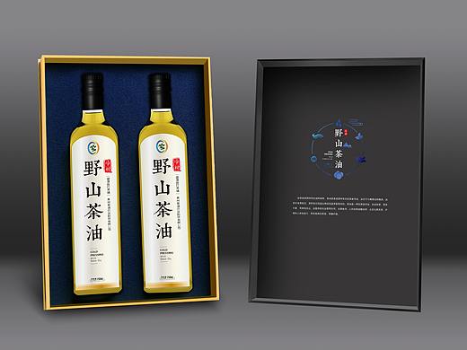 高端原创品牌包装设计——野山茶油包装设计