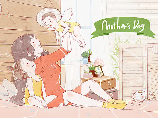 溫暖的家人（個(gè)人主頁(yè)-ZMzcwODY2Njg=） - 創(chuàng)作習(xí)作 - 站酷設(shè)計(jì)師畫(huà)畫(huà)的波音747原創(chuàng)素材 - 站酷ZCOOL