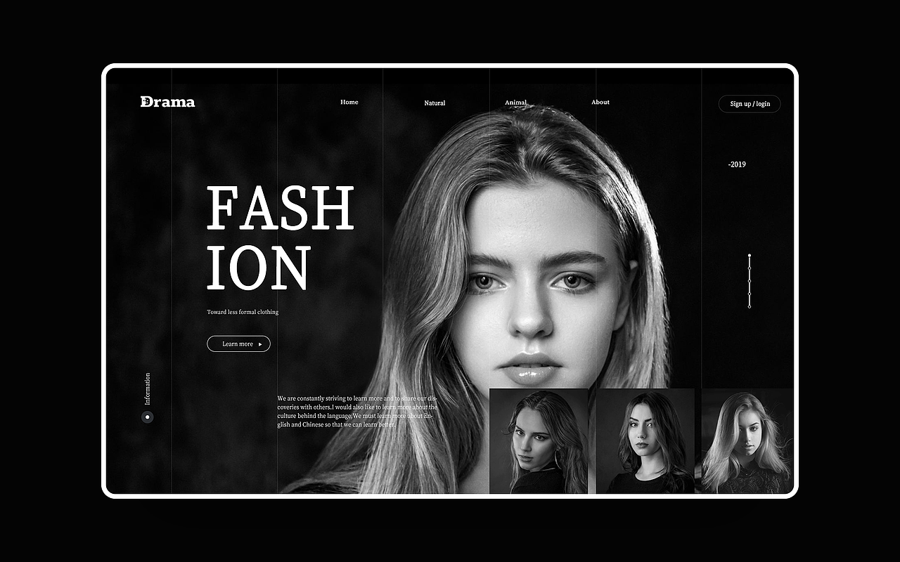 2019年网页首屏精选合集