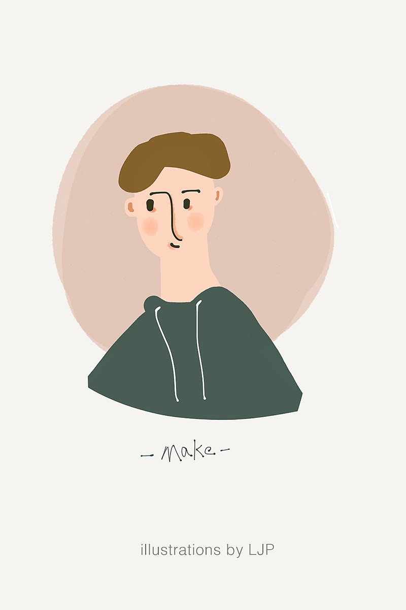 我的100个原创头像插画打卡App绘 ---先放50个头像插画（图ZMTQ5NzU2NTY4） - 创作习作 - 站酷设计师jp无糖小花原创素材 - 站酷ZCOOL