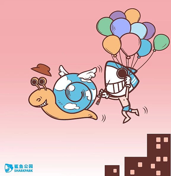  br>#脑洞大开:蜗牛背上的艺术世界# br>因为讨厌自家门口有蜗牛被踩