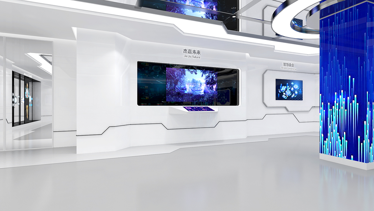 大数据展厅|空间|展陈设计|展厅设计师zd - 原创作品 - 站酷 (zcool)