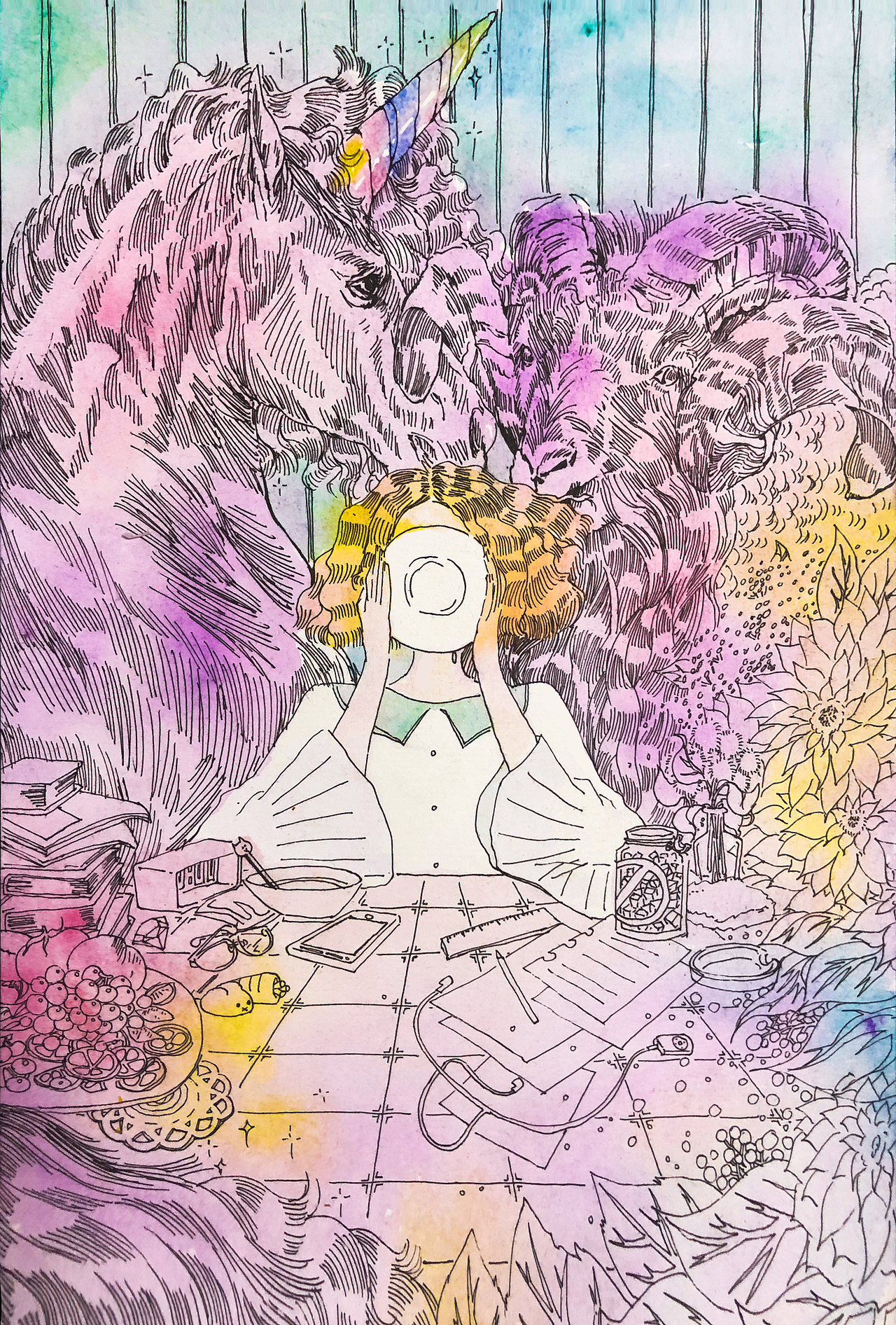 干了这一碗忘忧水