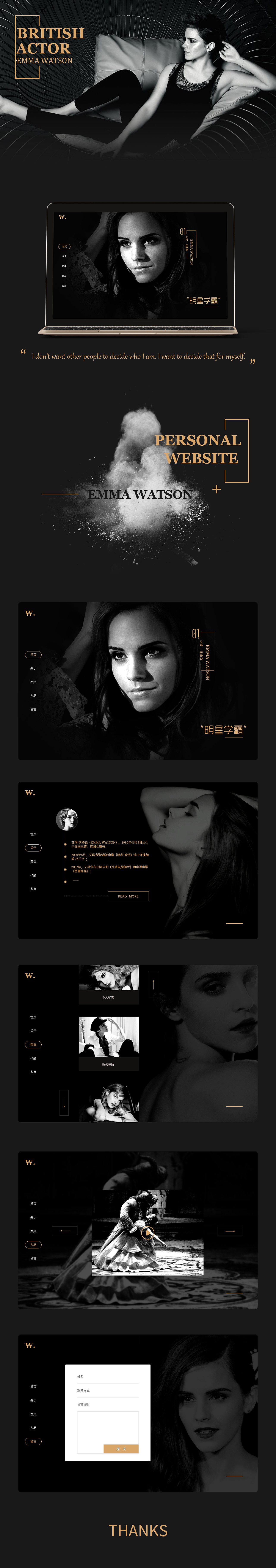  Idol Personal website design