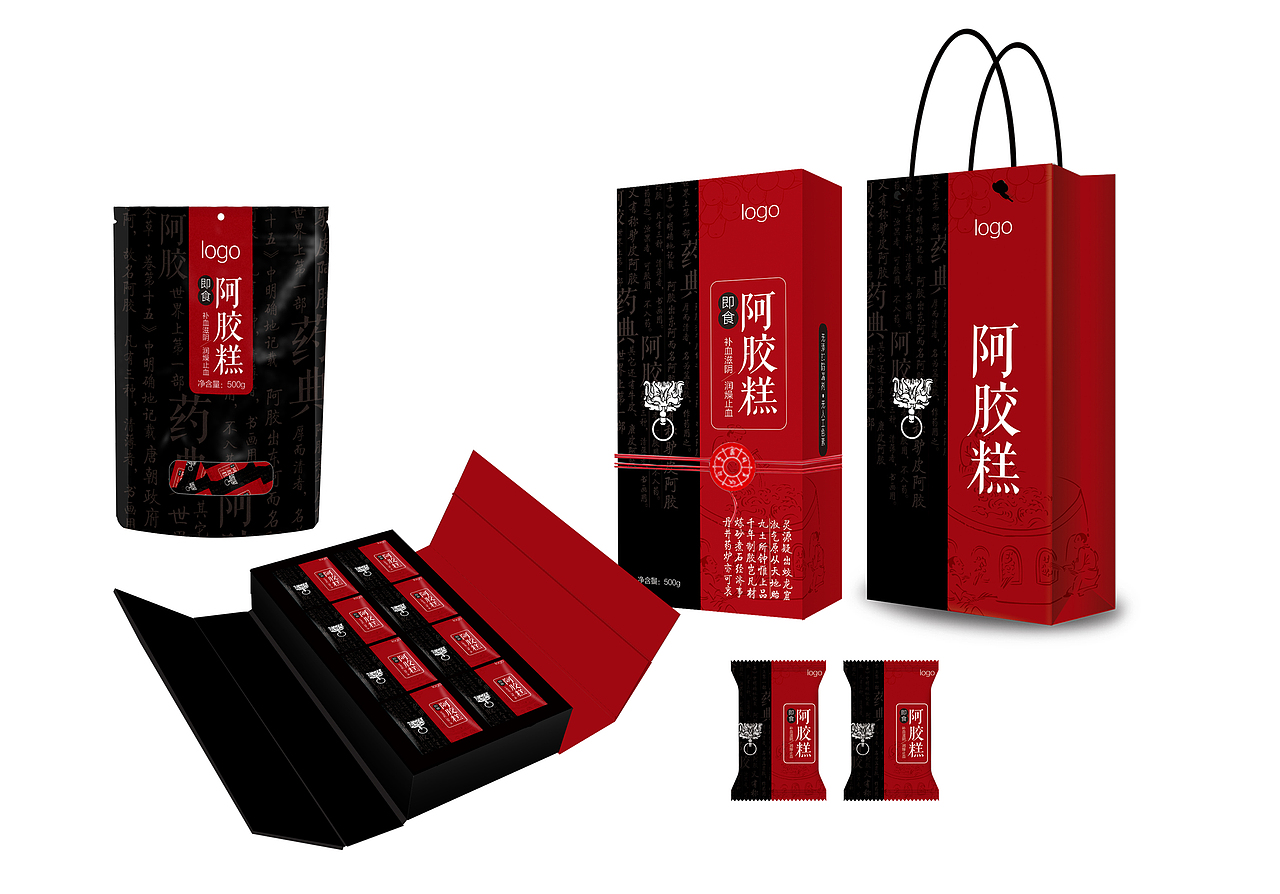 阿胶包装（图ZNDkzNjE2MzY=） - 包装 - 站酷设计师妈妈呀的小屋原创素材 - 站酷ZCOOL