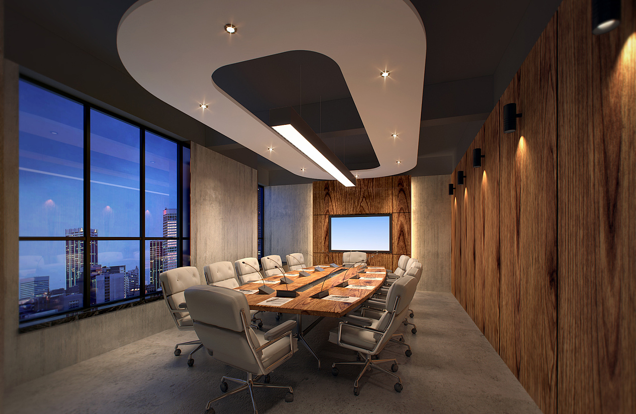 一套夭折的loft风格办公室方案