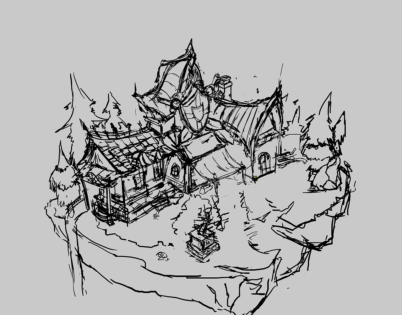 蒙奇武器店（图ZMTQ4NzMxODYw） - 游戏原画 - 站酷设计师oulznait原创素材 - 站酷ZCOOL