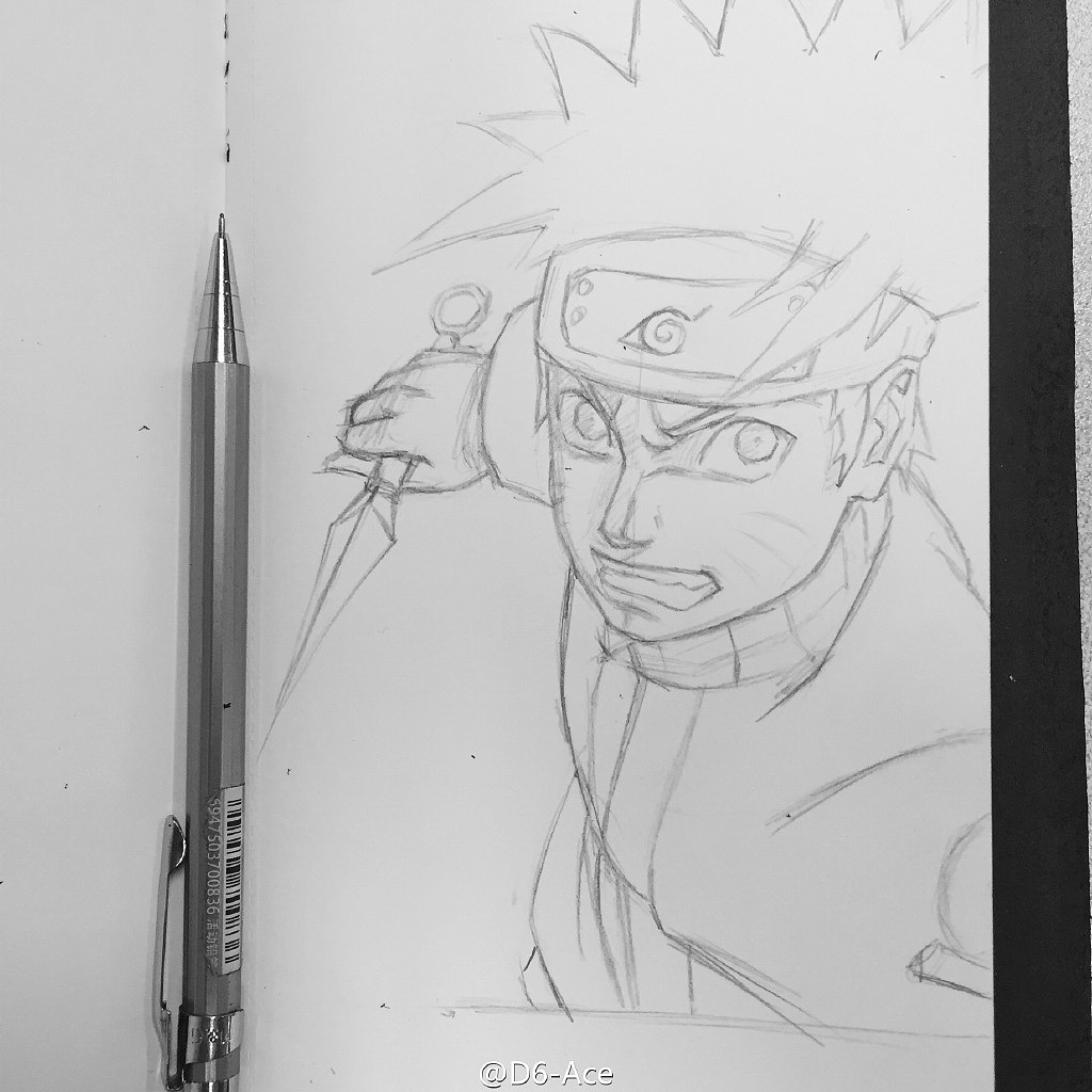 鸣人--临摹习作