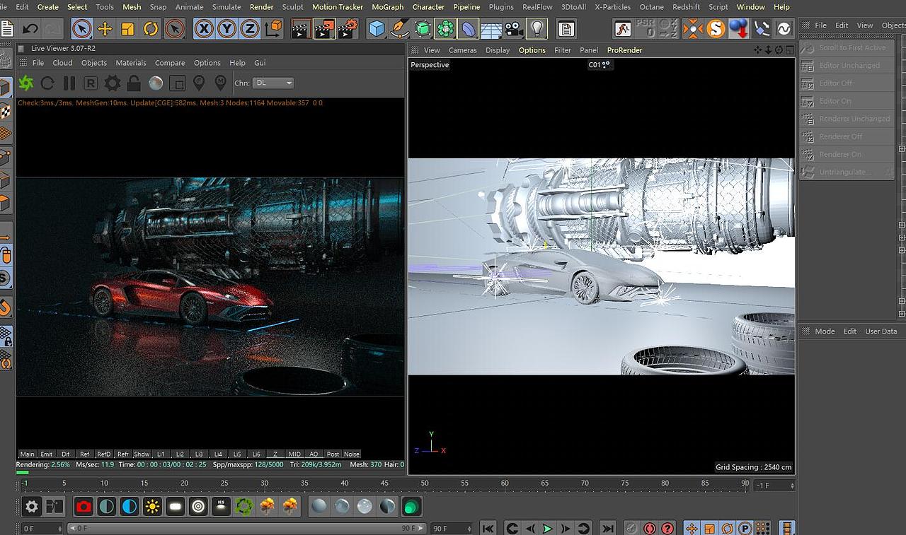 Lamborghini 兰博基尼 汽车渲染