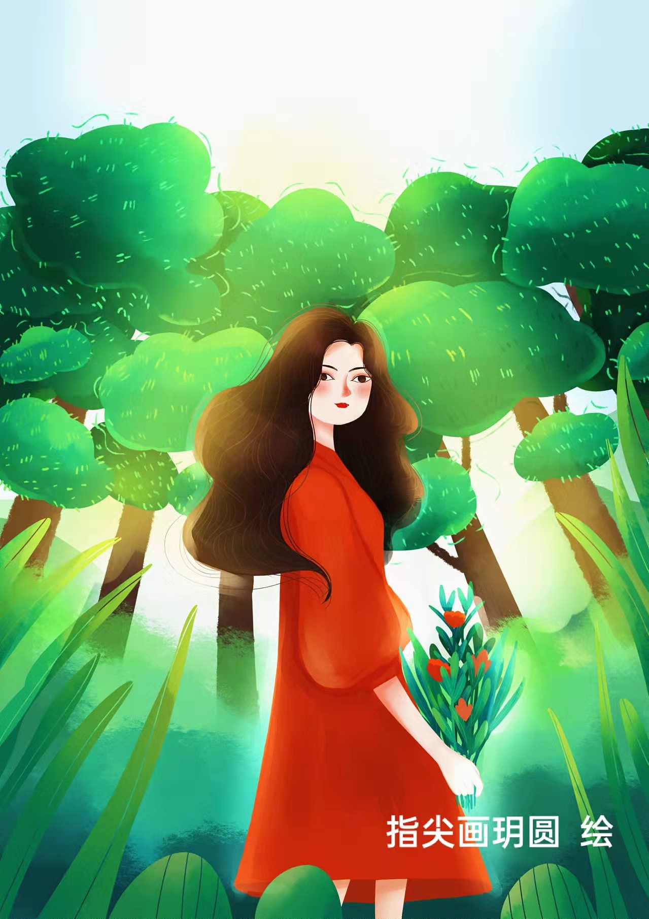 愿一个人的生活也美好系列（图ZMjg0ODEzNjY0） - 商业插画 - 站酷设计师指尖画玥圆原创素材 - 站酷ZCOOL