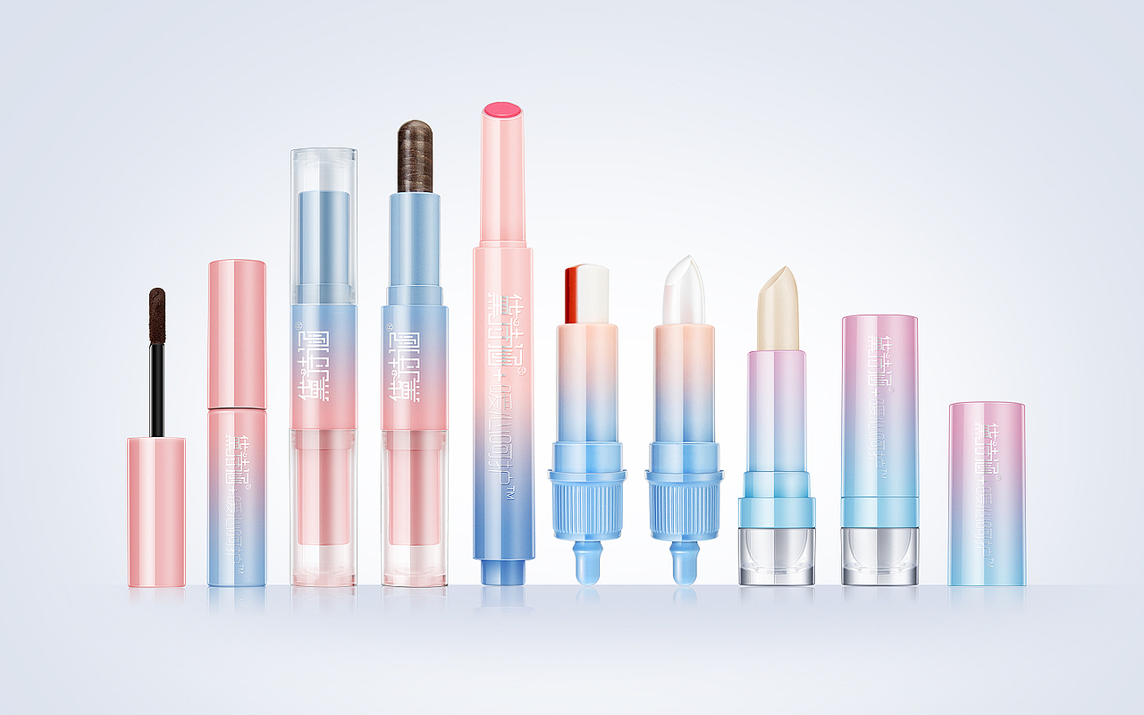 化妆品 修图 精修 口红 唇彩 唇蜜 高光笔 遮瑕 护肤（图ZNjI1NDAzMjg=） - 包装 - 站酷设计师生宝宝原创素材 - 站酷ZCOOL