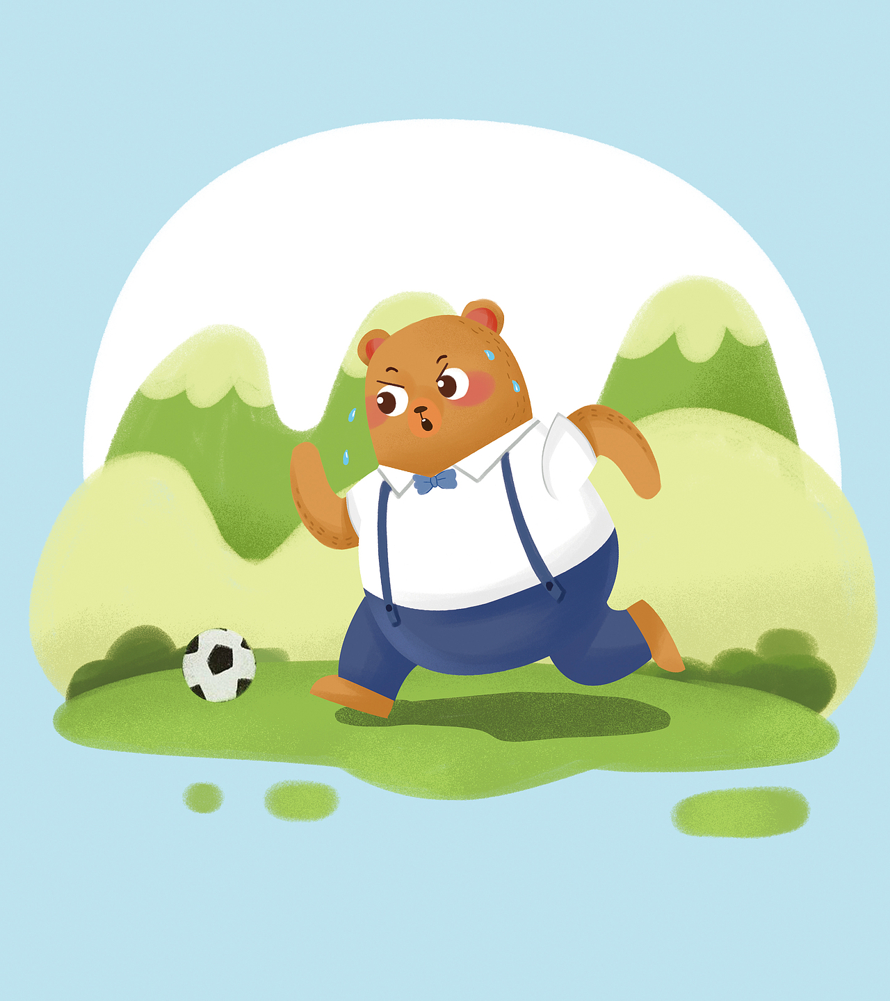 绘本《当代曹冲托比兔》(已商用)|插画|儿童插画|奔跑的马丁_原创作品