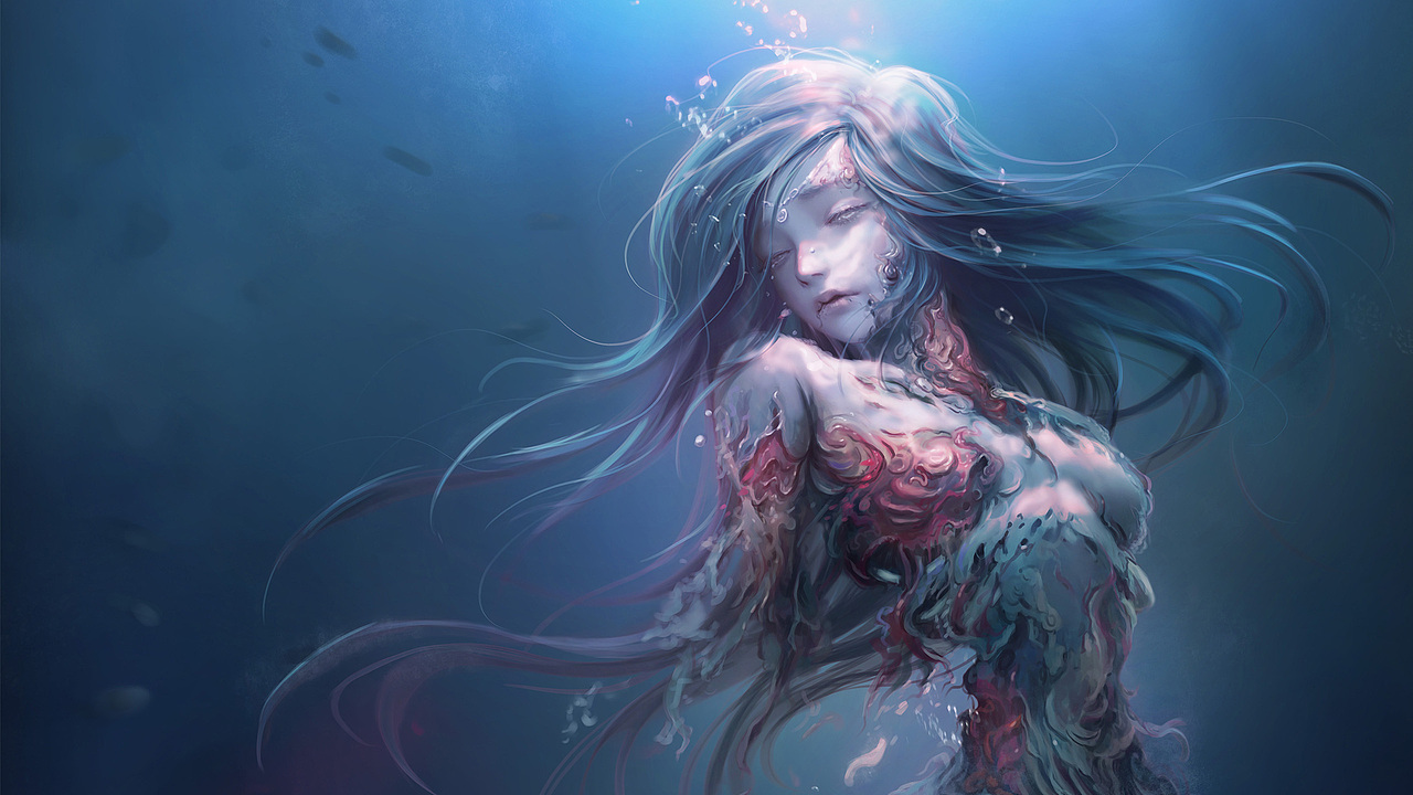 《佼人集》鱼落（图ZMzUwMDk4MTQw） - 概念设定 - 站酷设计师格子的乱七八糟原创素材 - 站酷ZCOOL