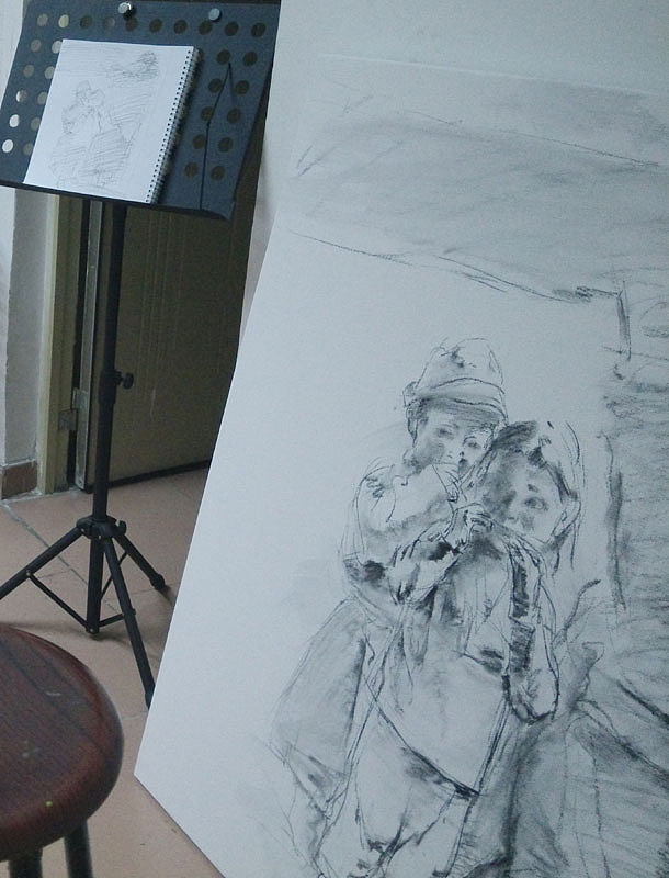 钟强油画作品欣赏