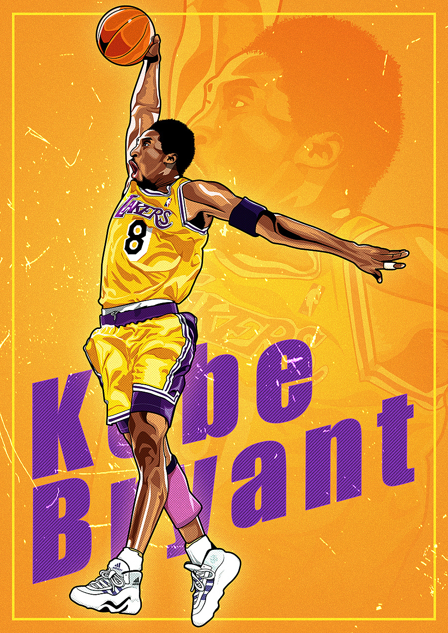 nba球星插画