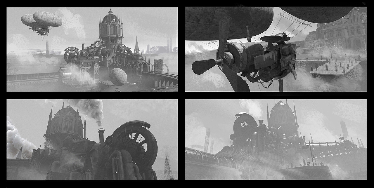 The steam city（图ZMjA3MTI5OTk2） - 概念设定 - 站酷设计师Yearger原创素材 - 站酷ZCOOL