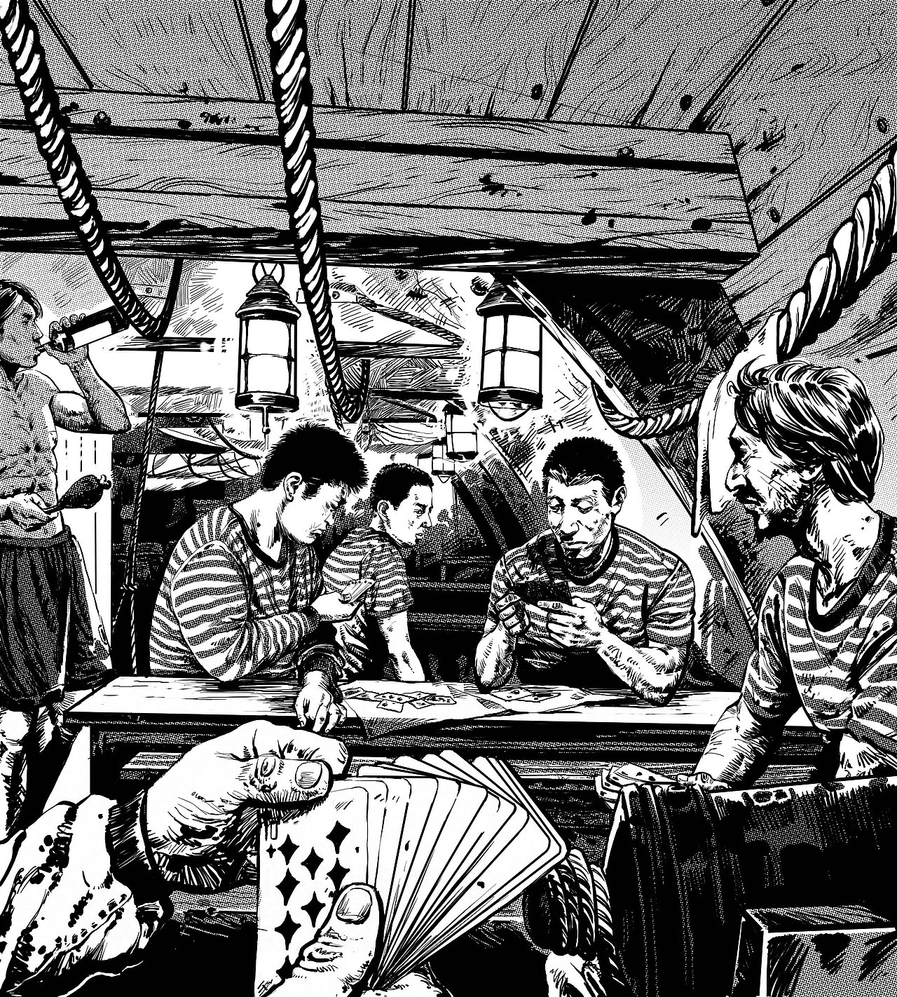《推理世界》黑白插画 第九发（图ZNzc0NTc2MzY=） - 商业插画 - 站酷设计师Leon_Lee万叔原创素材 - 站酷ZCOOL