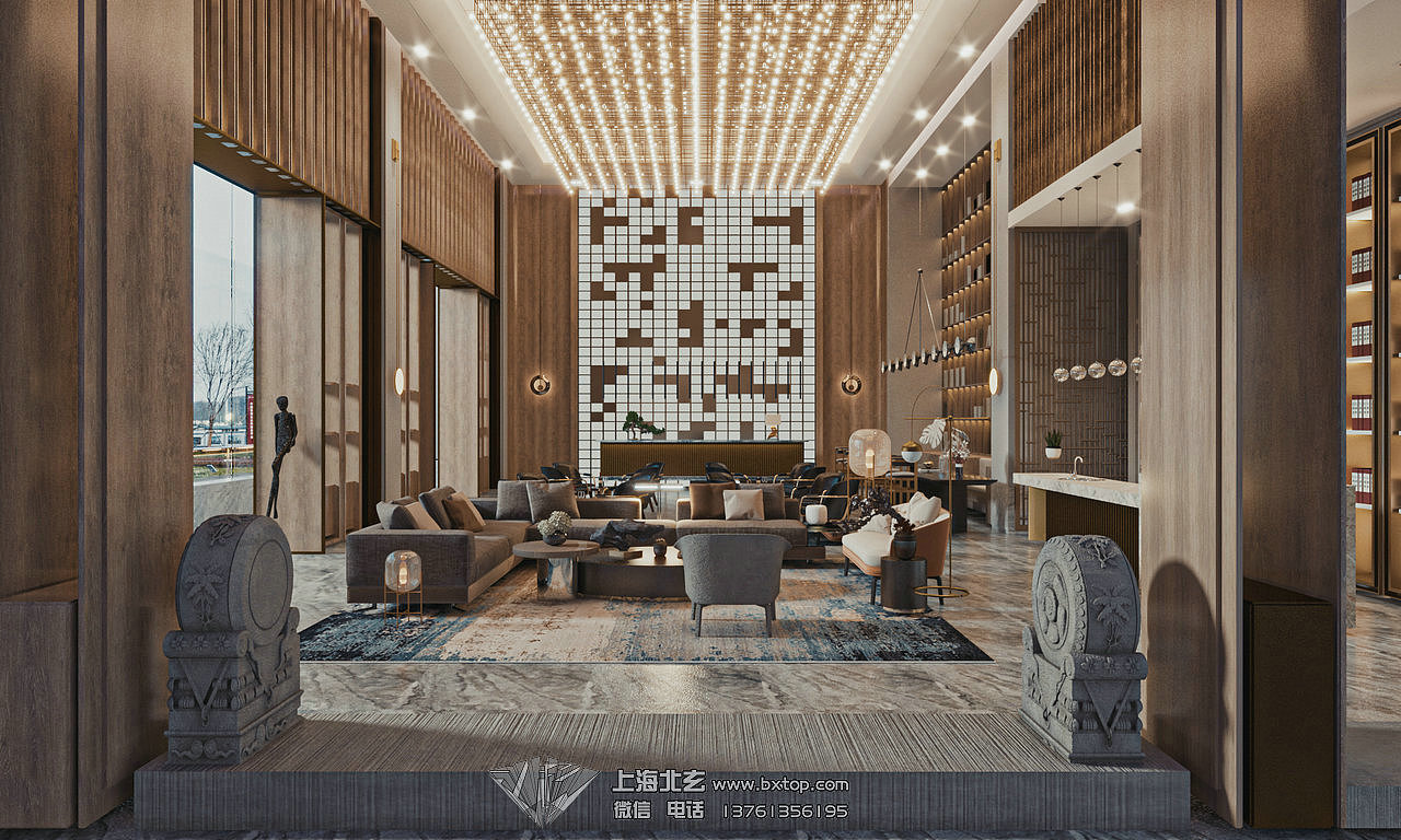 北玄视觉—酒店会所（图ZMjYzOTQ2ODAw） - 建筑/空间 - 站酷设计师北玄视觉表现原创素材 - 站酷ZCOOL