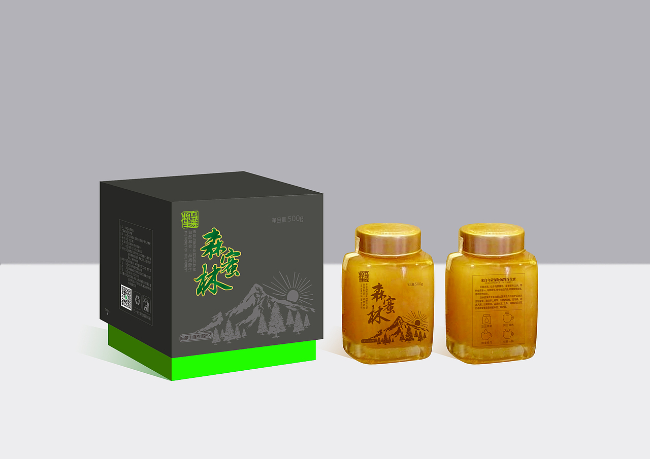 食品包装 · 蜂蜜包装 · 森林蜜
