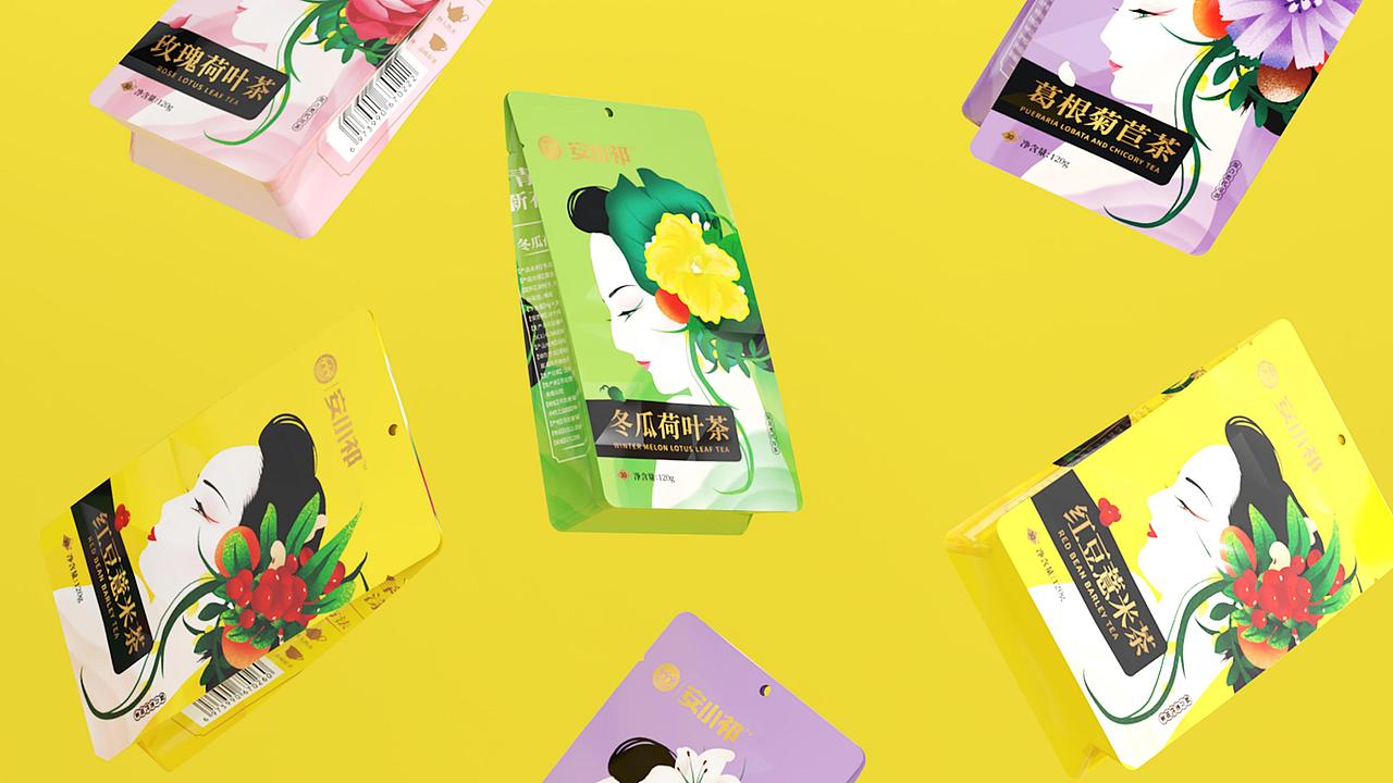 代用茶包装设计（图ZMjc1NzE5NjM2） - 包装 - 站酷设计师北京朗策品牌原创素材 - 站酷ZCOOL