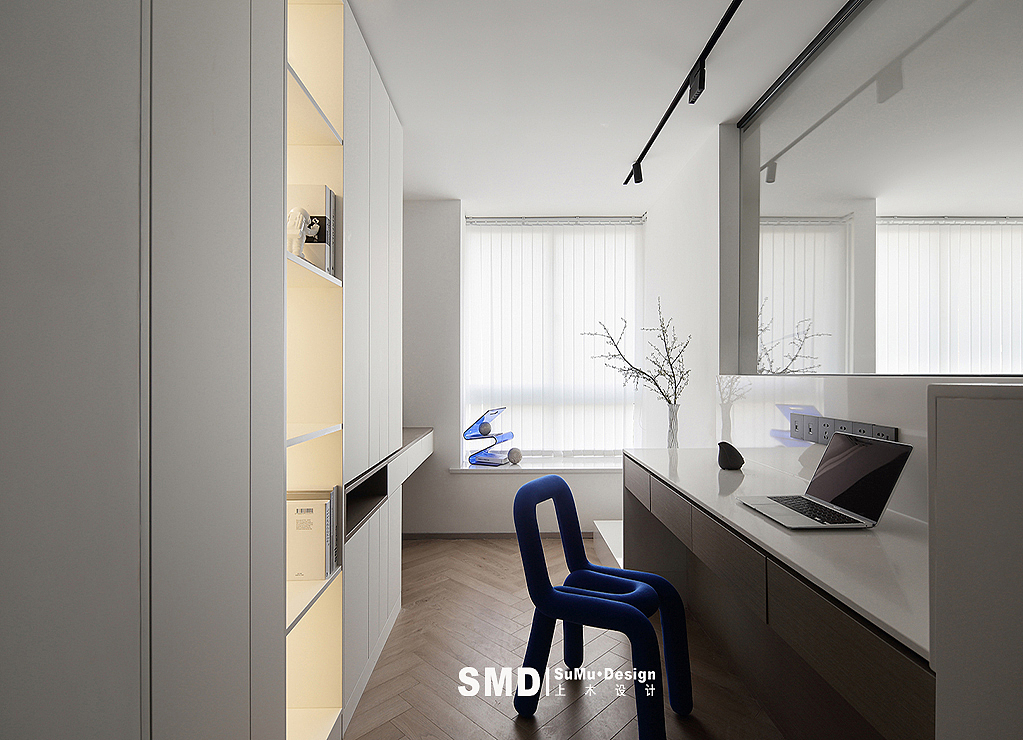 「chūn」奇葩手枪户型，狭长的过道怎样合理利用？（图ZMjQ1MDc3NzI4） - 家装设计 - 站酷设计师南京上木设计原创素材 - 站酷ZCOOL