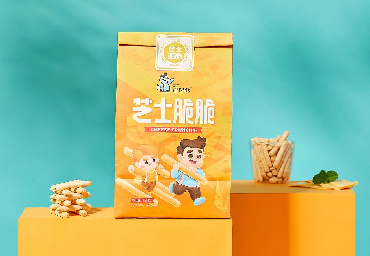 尚智&times;爸爸糖｜系列包装升级 | 礼盒包装｜IP插画包装